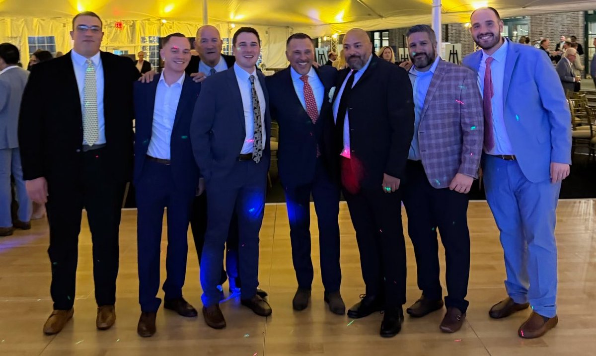 CoachAndyMar's tweet photo. Great night at @StepinacHS #SpringGala at Westchester Country Club. Honored to celebrate my friend @CoachJonDeMarco👏🏽! #thefamily #GM https://t.co/c4mAEQHKSL