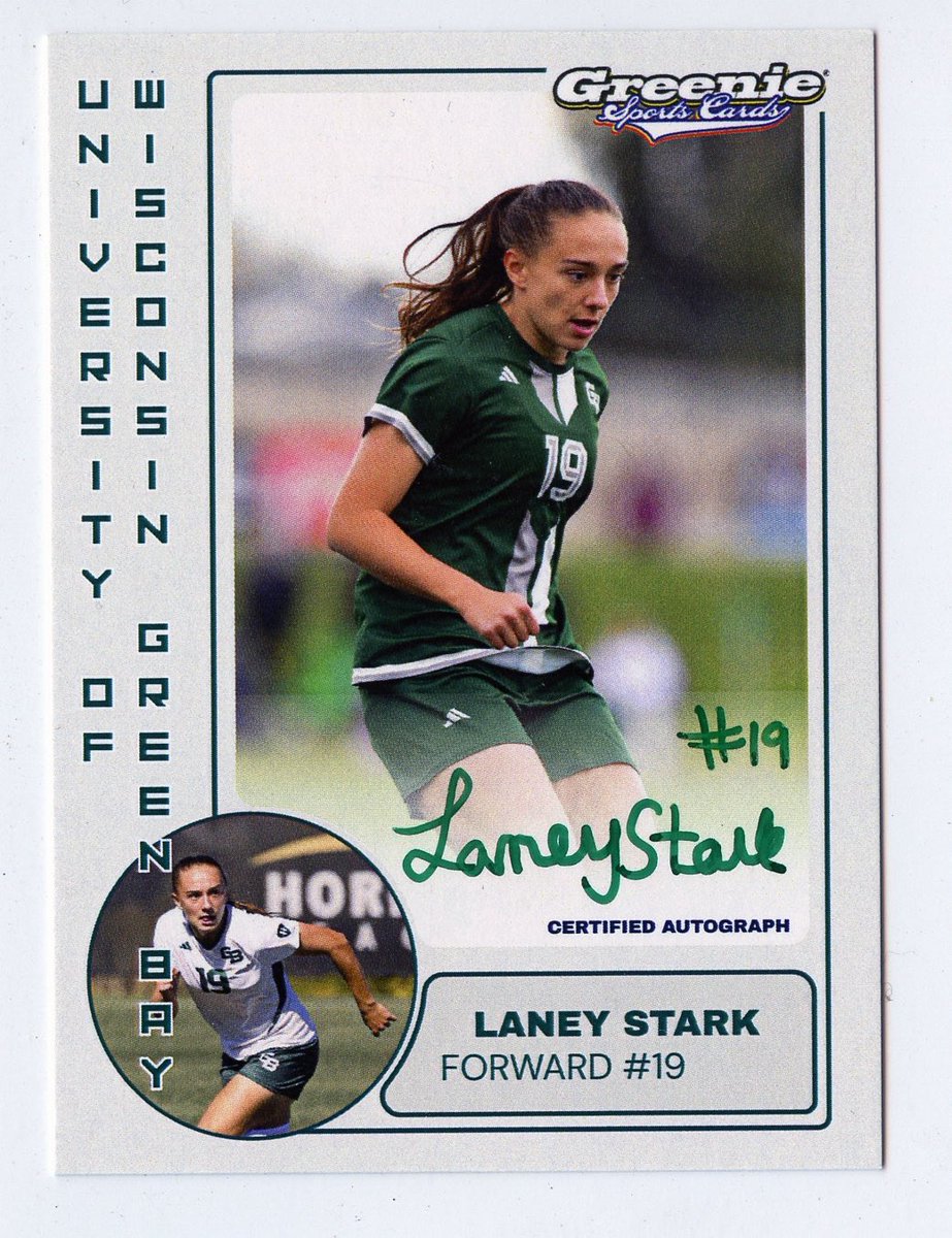 GreenieCards's tweet image. Signing Day with @laney_stark19 of @gbphoenixwsoc for her official signed NIL Trading Card. 

You can copy and paste this link to purchase Laney’s card and proceeds from each sale go directly to her. 

greeniecards.com/products/laney…

#nil #tradingcard #soccer #greenbay