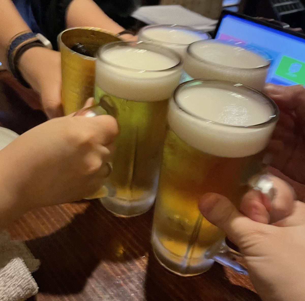 mayu0207's tweet photo. 打ち上げにも混ぜてもらって、色んな話ができて楽しかった！！！！！
ゆめちゃんたこわさだよ………のやつ https://t.co/YKoYV4sXHG
