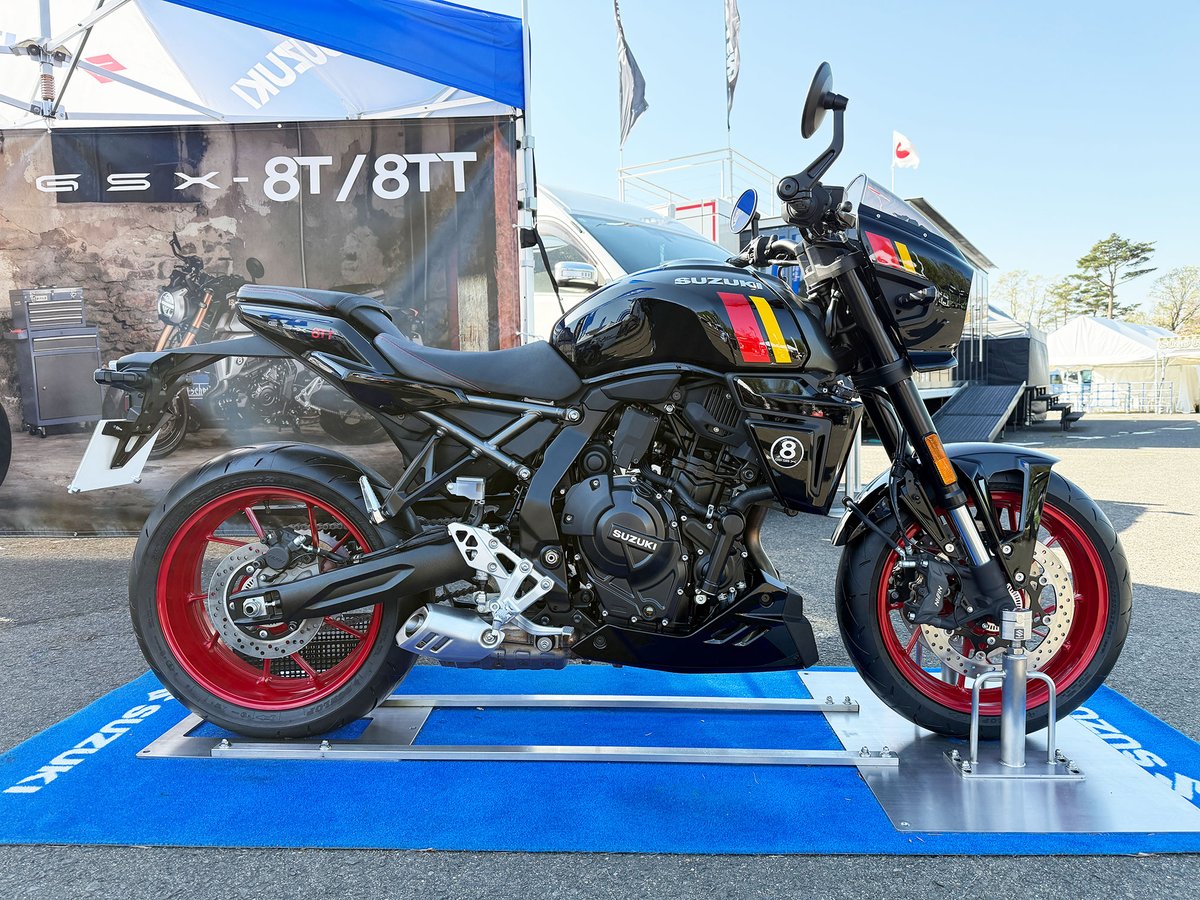 全日本ロードレース選手権 第2戦 SUGO】 #スズキ PRブースではGSX-8TT