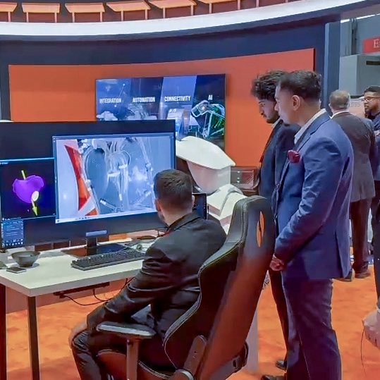 Stereotaxis's tweet photo. Only at #HRS2026…
Prof. Sabine Ernst &amp; Dr. Nathan McConkey put #GenesisX to work exploring new approaches to training the next generation of EPs &amp; advancing the way we care for patients. ❤️
See you tomorrow for the last day of HRS! https://t.co/oKAz7zcvq8