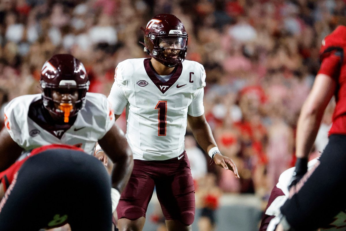 Former Virginia Tech QB Kyron Drones is signing with the Packers, source said.