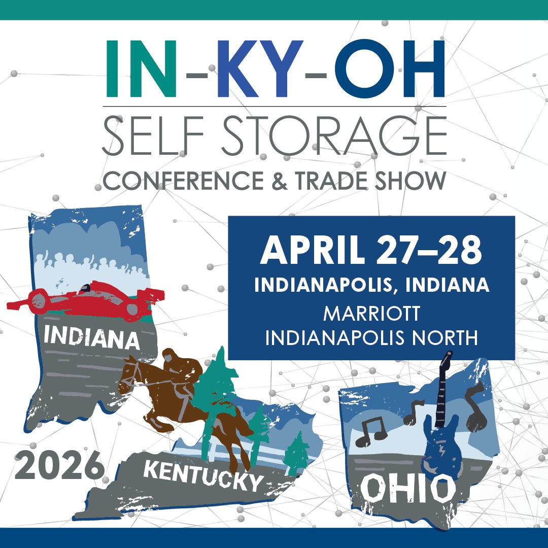 6storage's tweet image. Let's meet in Indianapolis for the IN-KY-OH Self-Storage Conference &amp;amp; Trade Show!
Be sure to catch us at the roundtable event and drop by our table at the trade show.

#6storage #IndianaEvent #SelfStorage #storageowners #automation