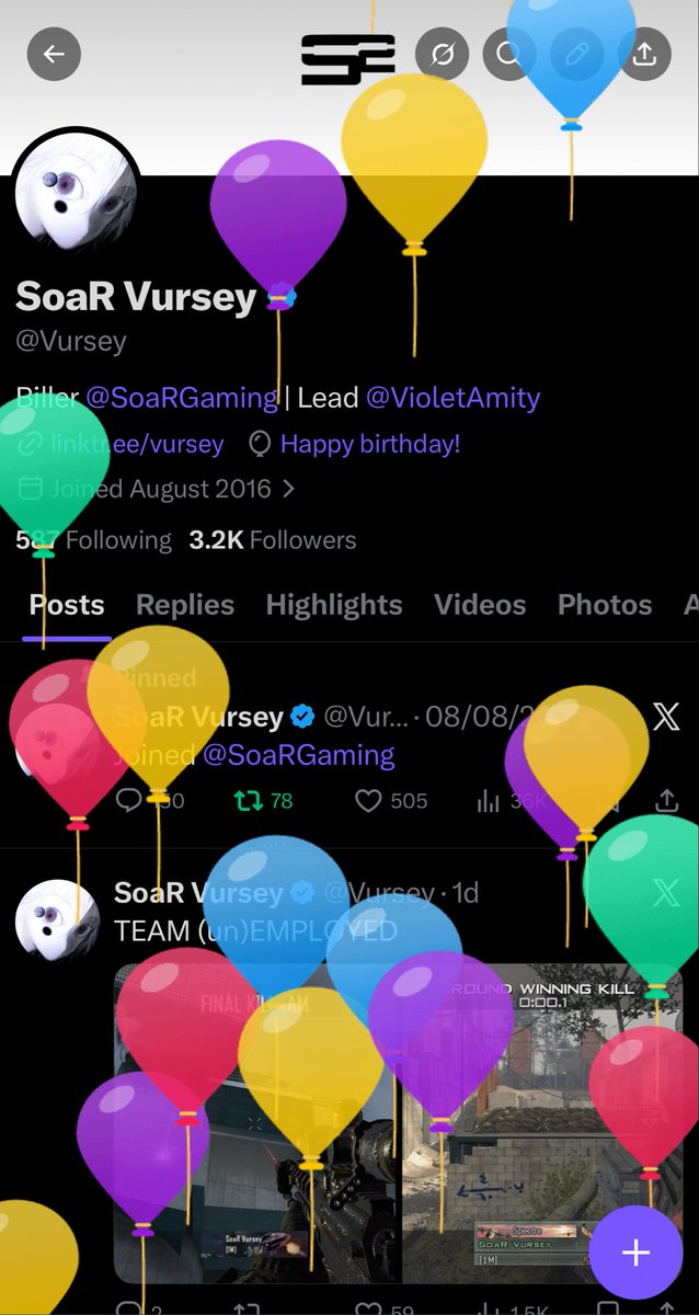 SoaR Vursey tweet media