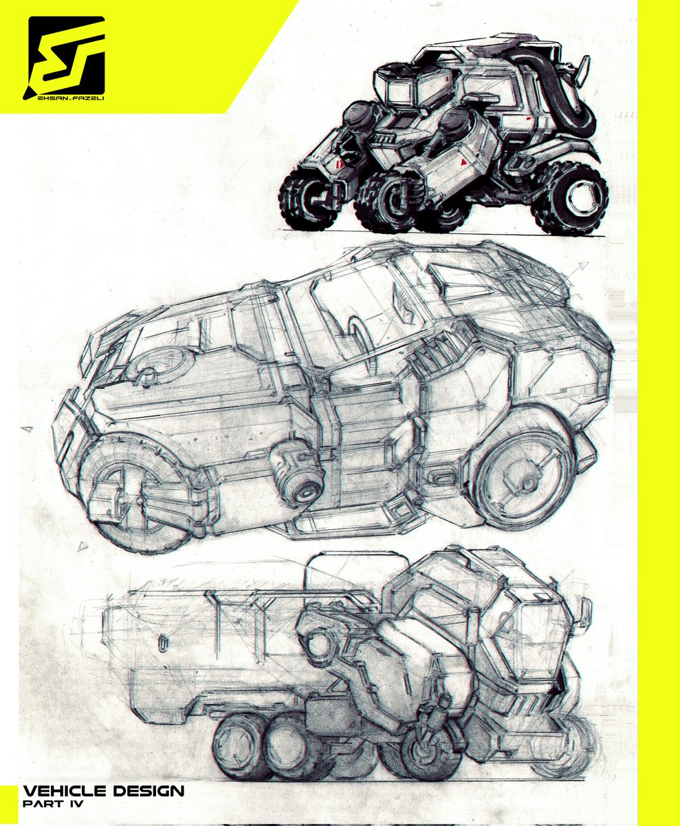 Vehicle Design
Part-IV

#sketch #vehicle #vehicledesign #scifiart #traditional #2dart #scifiartwork