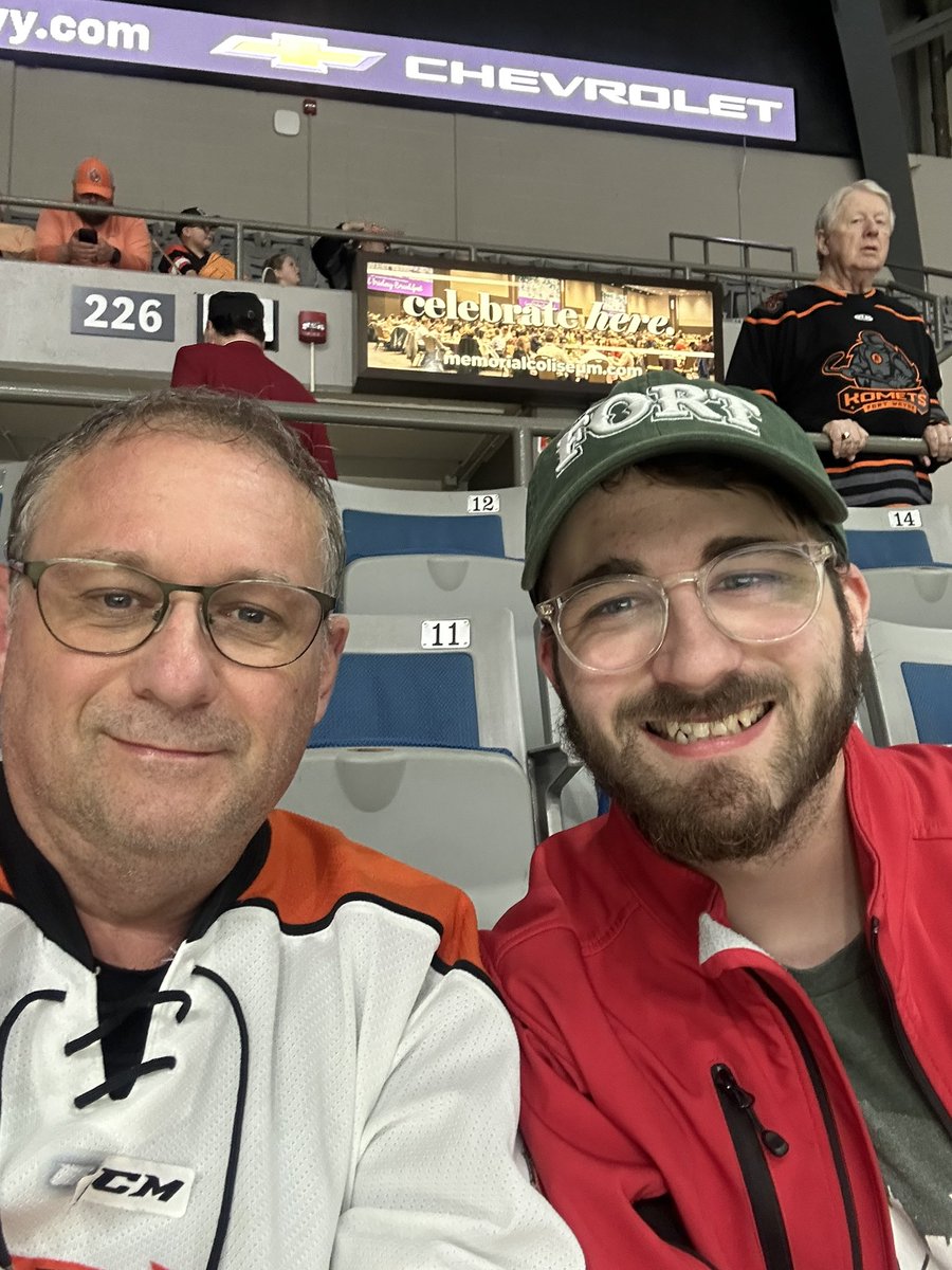Hockey Night in Fort Wayne with Brendan!
#LetsGoKomets
