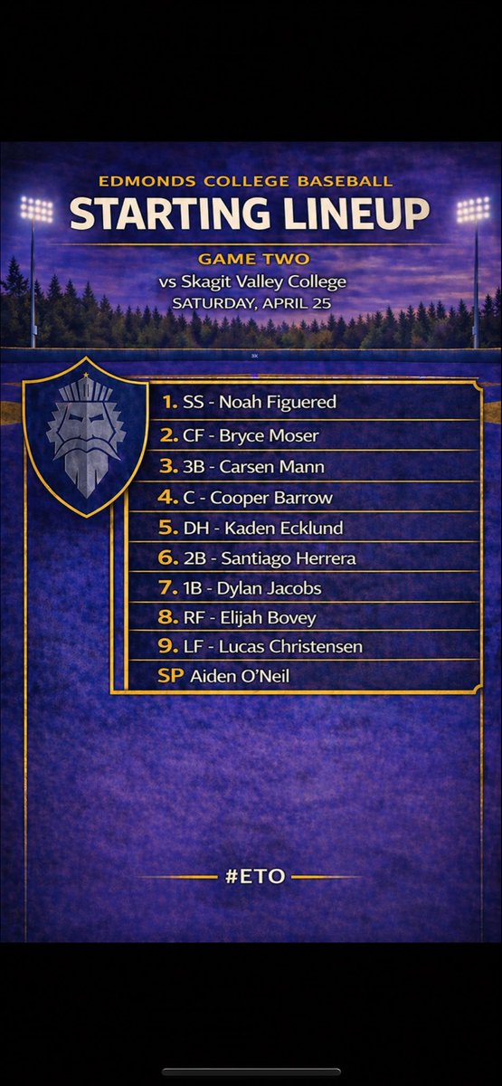 Edmonds College Baseball tweet media