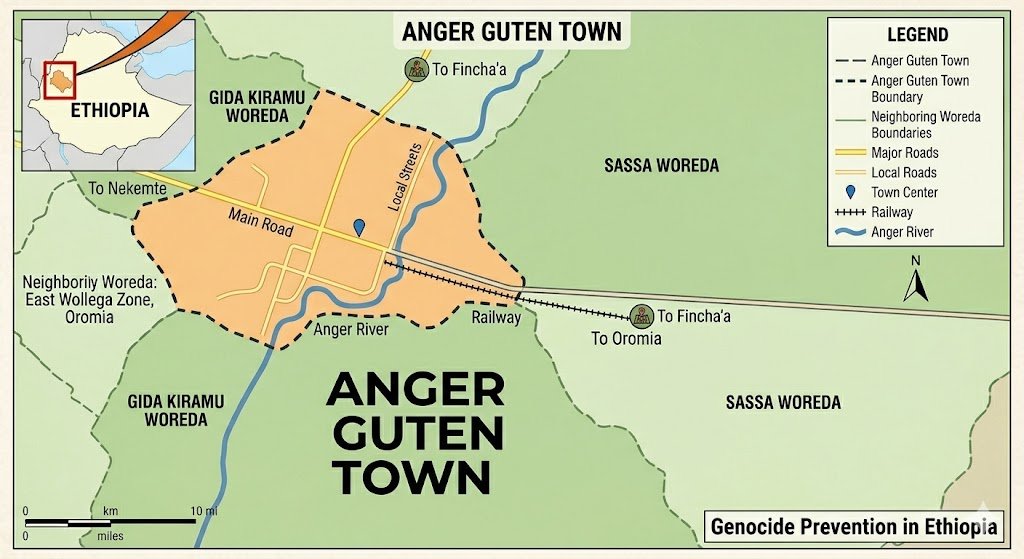 GPEthiopia's tweet photo. #GPE_EarlyWarning

April 24, 2026
Urgent Information: #Wollega ‼️
Specific areas: #EastWollega Zone, #AngerGutin town

It has been five days since five district (woreda) leaders from areas in the East Wollega Zone with significant Amhara populations began a closed-door meeting in Anger Gutin town, alongside high-ranking officials from the regional level.

Our sources have confirmed that an agreement has been reached to launch a large-scale attack against the Amhara people. Therefore, we urge the entire population to take all necessary precautions and preparations.

_______________________
For more updates follow us on: 
➡️ Facebook: https://t.co/G0BSVK717e
➡️ X: https://t.co/fpymj3QPIV
➡️ Instagram: https://t.co/J1MqEKOES1
➡️ TikTok: https://t.co/eSEdE9DMrd
➡️ Telegram: https://t.co/PdXzSrV3zo
➡️ WhatsAPP: https://t.co/J3YihVeHKF
➡️ Medium: https://t.co/B0vcY3sotq