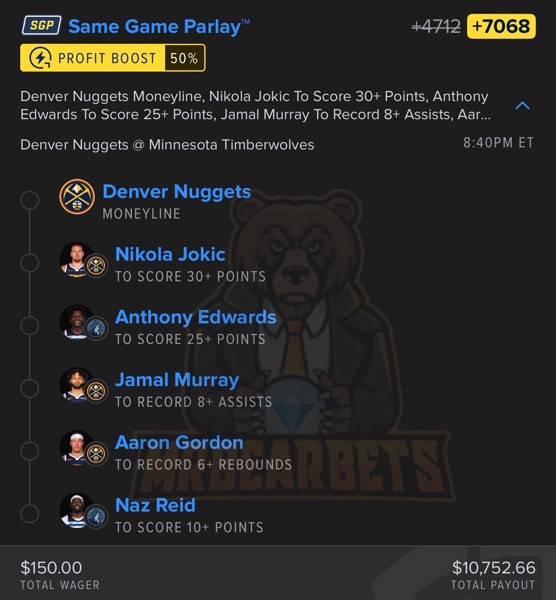 MrBearBets 🐻 tweet media