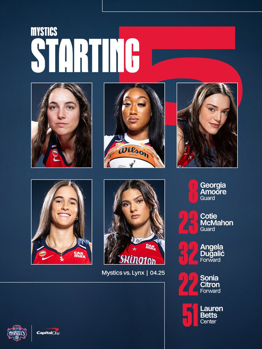 Washington Mystics tweet media