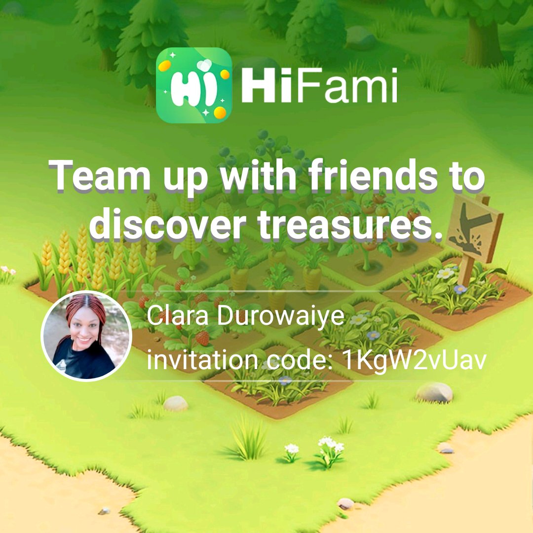 CDurowaiye's tweet photo. Download HiFami with my invitation code 1KgW2vUav. We both get $0.1 and more! https://t.co/59itm17EZF https://t.co/mPTWHIo1Og
