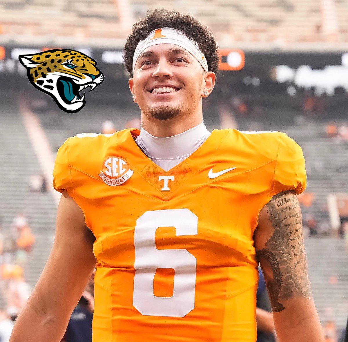 rockytopnow's tweet photo. The Jacksonville Jaguars are signing former Tennessee quarterback Joey Aguilar. https://t.co/SVRf02lkn2