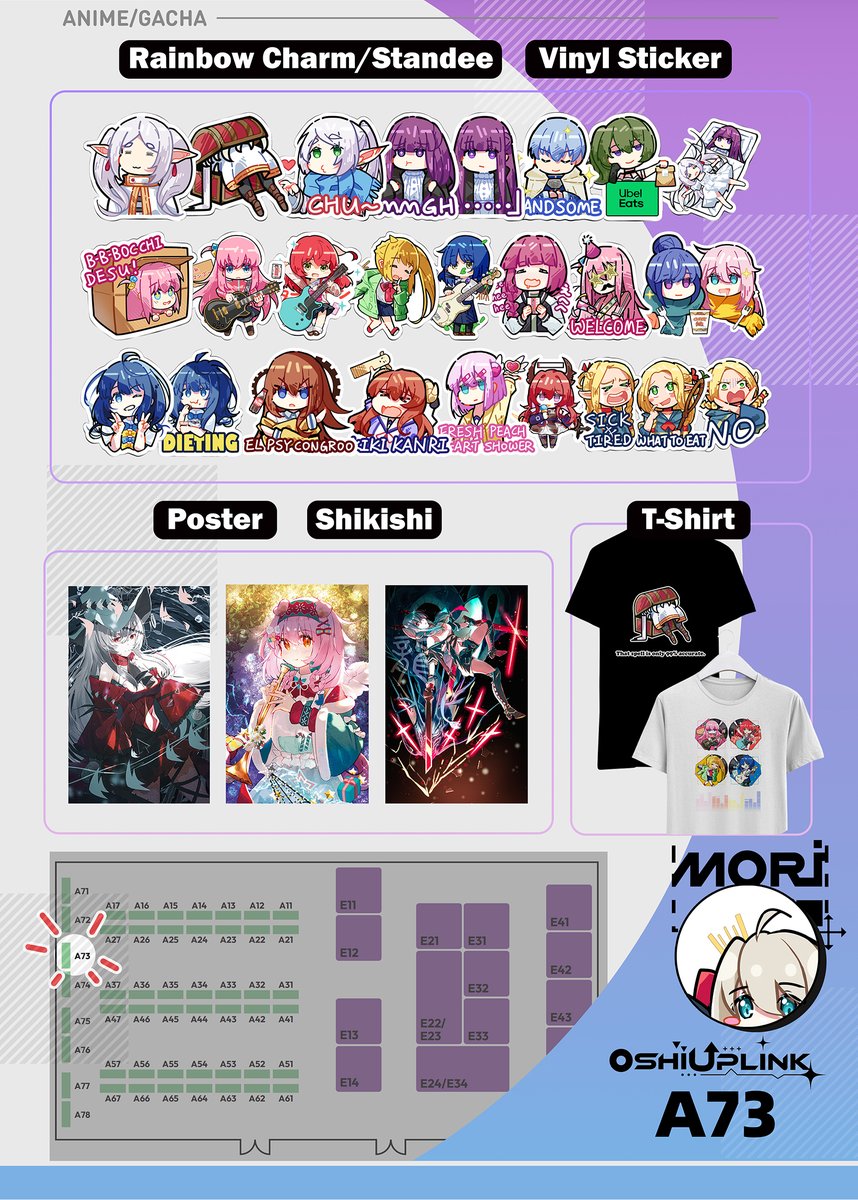 Mori @ OshiUplink A73 tweet media