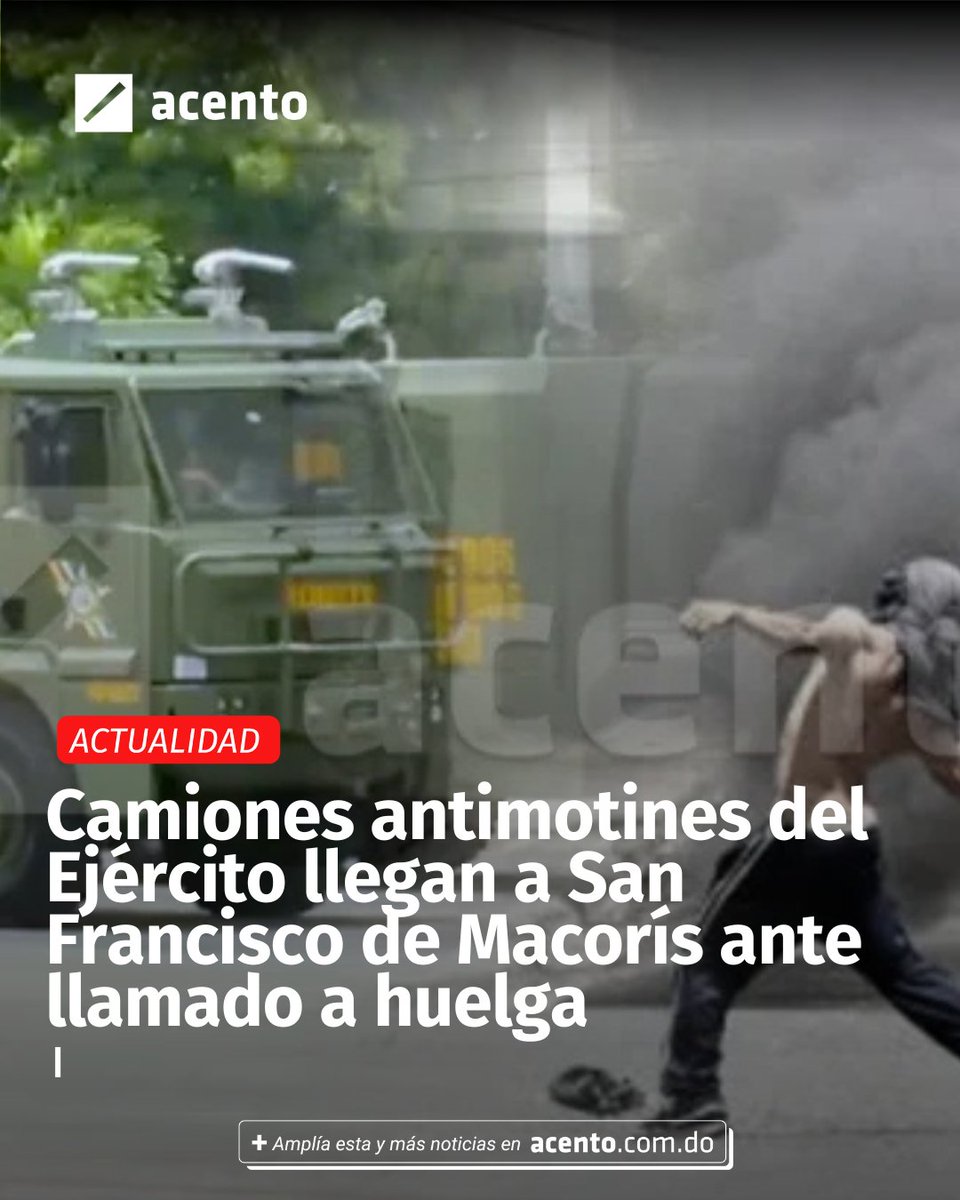 Abinader le gusta masacrar al pueblo.