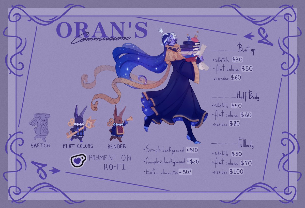 °• °•Oran°•° COMMISSIONS OPEN tweet media