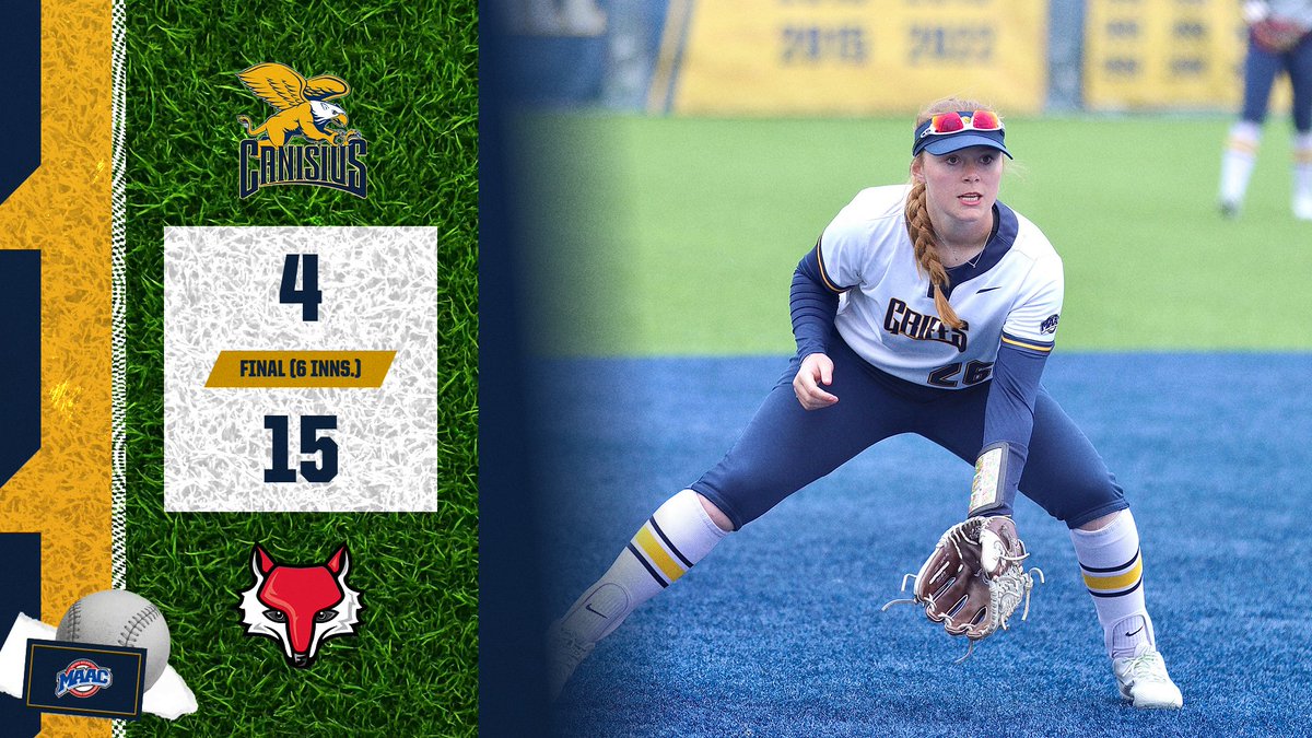 GriffsSoftball's tweet photo. Today's final.

#Griffs | #MAACSB https://t.co/Y7ifdNf5vM
