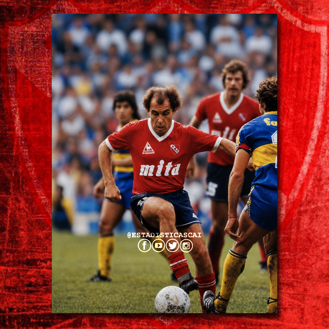 estadisticascai's tweet photo. #UnDiaComoHoy | 26/4/1987 #Independiente y #Boca protagonizaban un clásico tremendo en la Bombonera. Triunfo 3-2 con goles de Bochini y doblete de Percudani

🇦🇹Vargas; Clausen, Villaverde, Ingrao, Erba; Giusti, Marangoni, Bochini; Reinoso, Navarro (Percudani), Barberón (Monzón) https://t.co/b717FZElGB