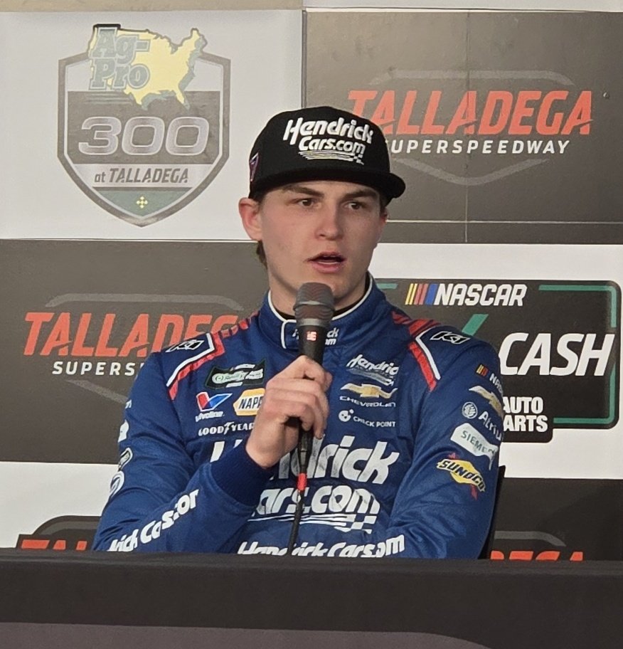 Corey Day says Hendrick Motorsports had Jason Kelce at his team's pit practice a couple weeks ago leading into today. He tried all three pit crew positions - Jack Man, tire changer, and fueler.

"I'm gonna try to get him to a couple more, because it seems like he's a good luck