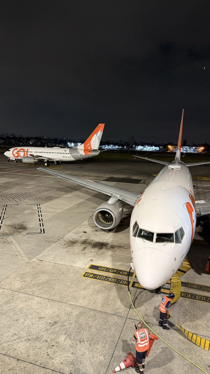 JohnnyAviation's tweet photo. @Just_Dan1el Tem só dois 700 sem winglets hoje na frota: o VBQ e o GOR. Coincidentemente um estava do lado do outro em CGH quando do voei no VBQ https://t.co/WWihajYSrK