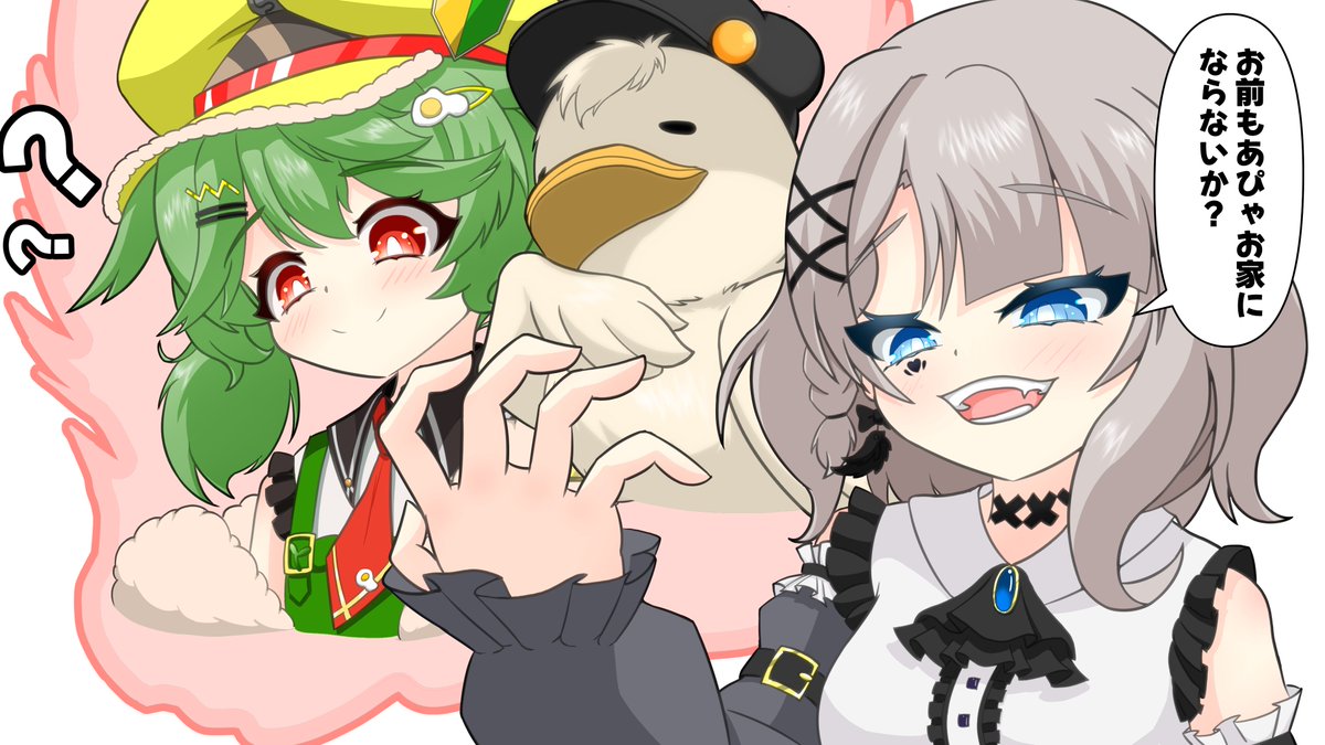 Kagemiya_Saika's tweet photo. 以前から言ってたので描いてみました！！！

これは・・・抗えないよね！！！！
 #コーヴァスケッチ https://t.co/MBUG4Zdz65