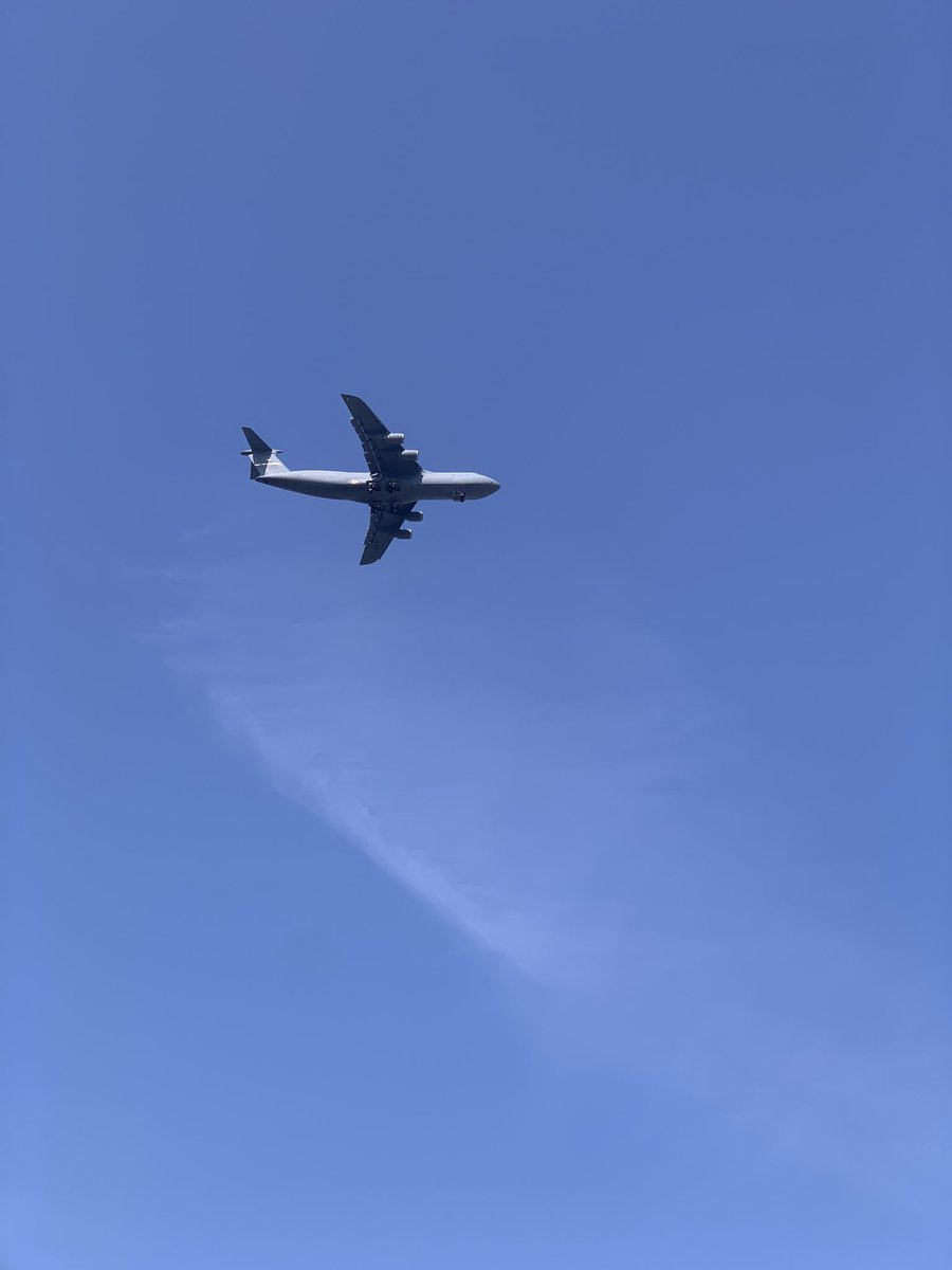 朝ギャラ。
#横田基地 #RW36側