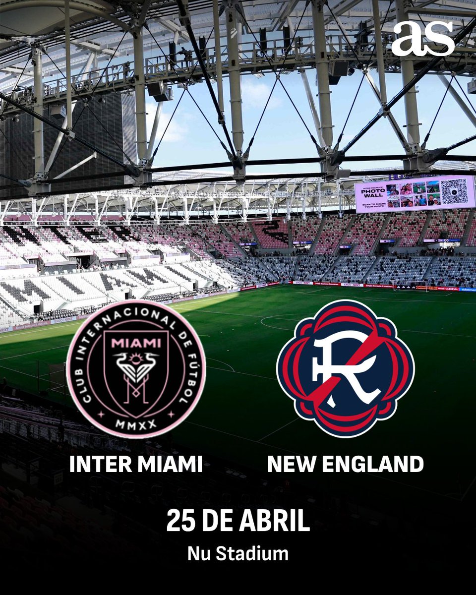 US_diarioas's tweet image. ⏱️ ¡ARRANCA EL PARTIDO! ⏱️

Inter Miami regresa a casa para hacer historia: lograr su primera victoria en el Nu Stadium frente a New England... ¿lo lograrán? 🦩👀
#NuStadium | #NewEngland | #InterMiami | #MLS | #Messi