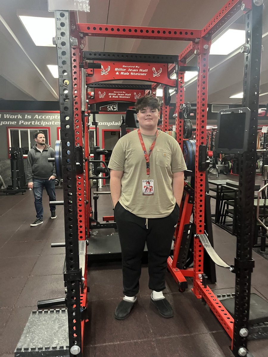 liam_richa11150's tweet photo. Had a great time in Cheney for EWU’s unofficial visit. Loved meeting coaches @CoachGermer @EWUCOACHBROWN 
and am excited to continue to grow our relationship! 

@JWilley3 
@Coach_TuiAvaava 
@AepRecruiting https://t.co/ZyBncoMyz1