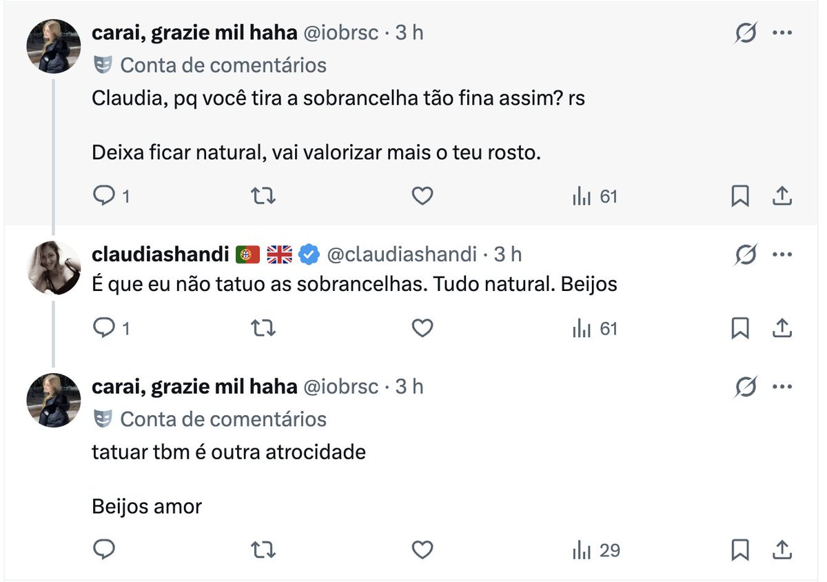 a auto estima das fachas: