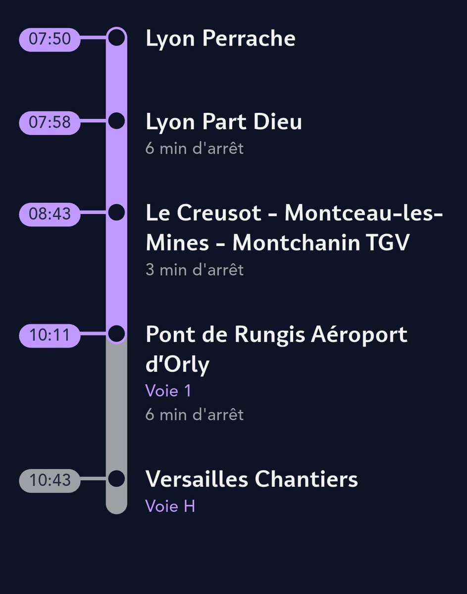 SimonBarth62993's tweet image. Concernant les TGV de Paris Lyon, le weekend du 1er Mai.

Perpignan/Barcelone ➡️ Paris Montparnasse

Zurich HB ➡️ Paris Est

Lyon Perrache ➡️ Versailles Chantiers avec desserte de Pont de Rungis (correction post précédent).

#inoui
#SNCF