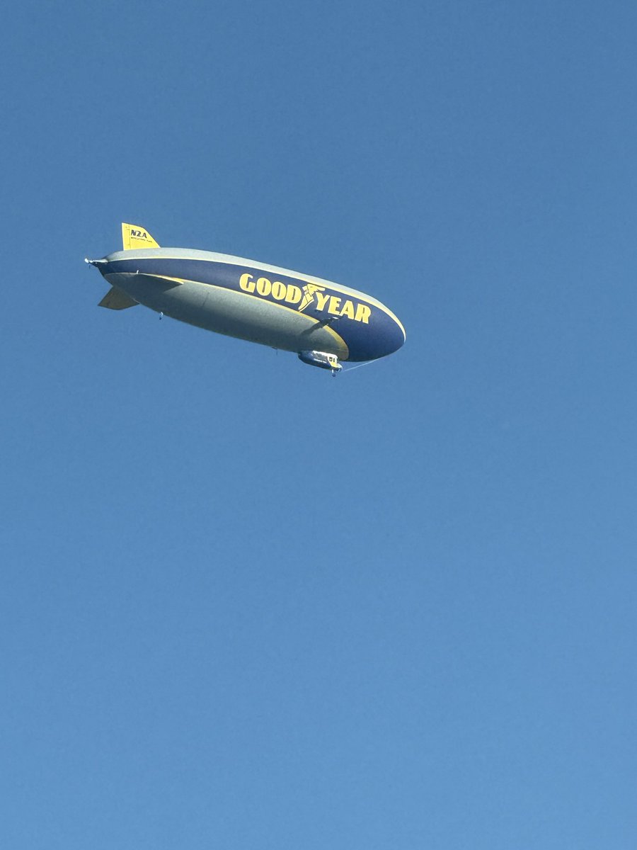 KABriggs36's tweet photo. Who rented out the Goodyear blimp for BTS in Tampa?? https://t.co/quEuHqWlH6