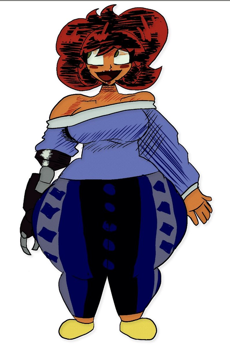 85_Retro_Remus's tweet photo. my attempt(s) of making pyro woman more comic like https://t.co/x7Zbd2mejb