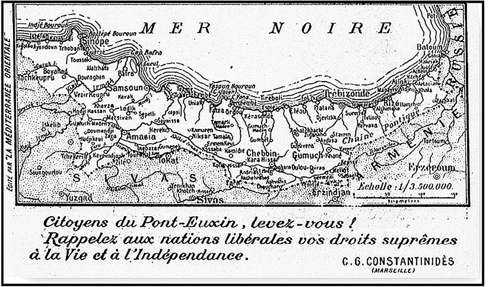 EdmapsCom's tweet image. History, maps and national dreams: Republic of Pontus, 1917 (leaflet representing the map of the Republic of Pontus, printed in 1917 in Marseille, France, by Constantin-Jason Constantinidès)
#history #historical #map #Pontus #Pont #Greek #Greece #nationalism #Turkey #Turkiye