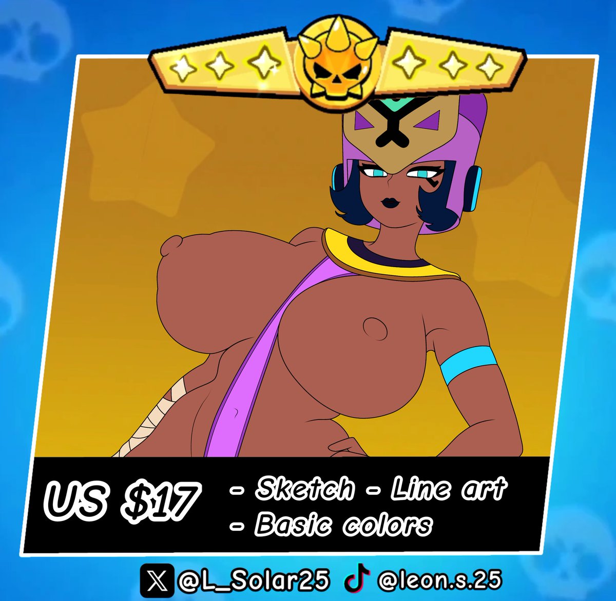 León Solar 25 (COMMISSIONS OPEN) tweet media