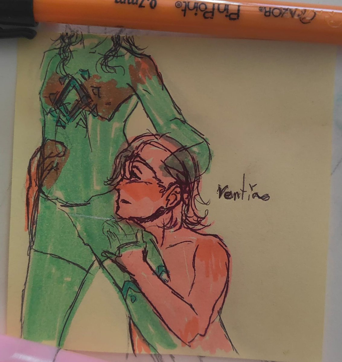 pandi_yaps's tweet image. I doodled them yesterday bcuz I like to make Lyney yearn for his lover

#venti #lyney