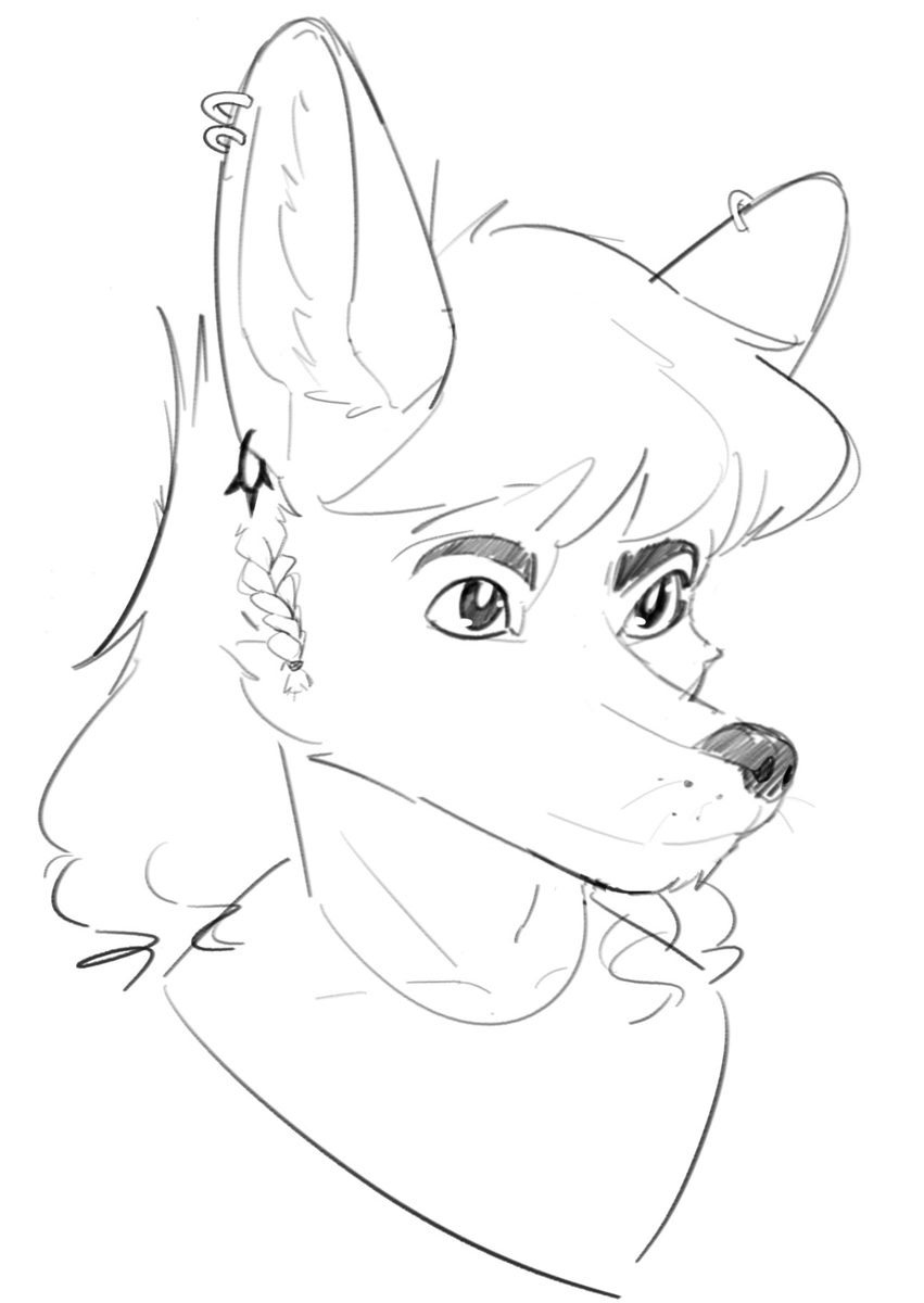 Bayluxee's tweet photo. Sketches of trying to get my fursona down. yes, im pretty inconsistent.. <_< https://t.co/TMsP7RWj1m