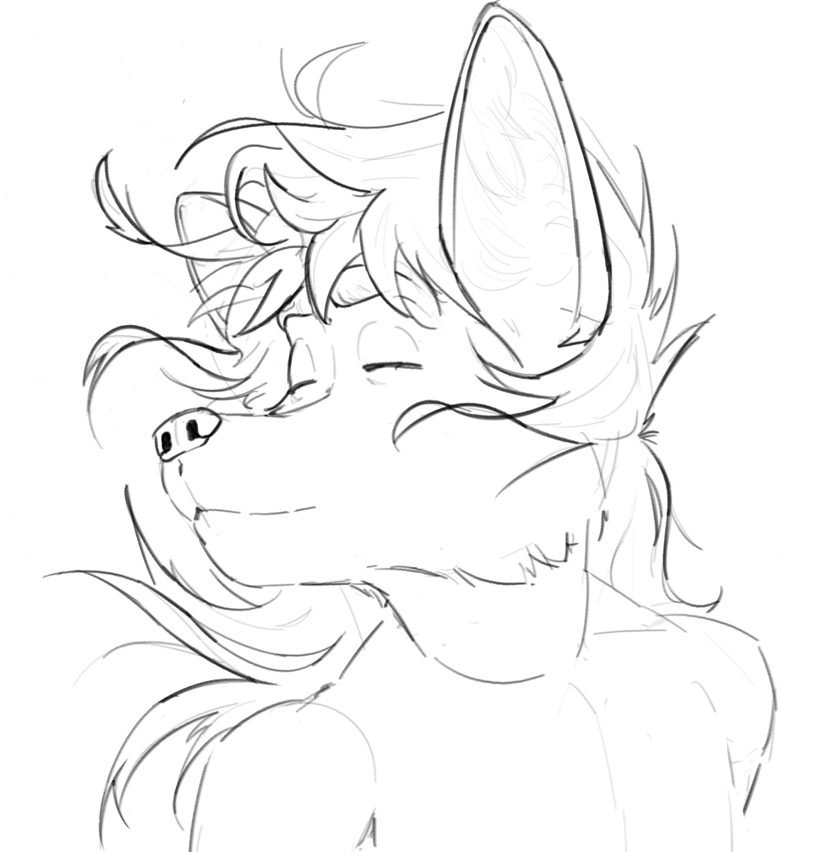 Bayluxee's tweet photo. Sketches of trying to get my fursona down. yes, im pretty inconsistent.. <_< https://t.co/TMsP7RWj1m