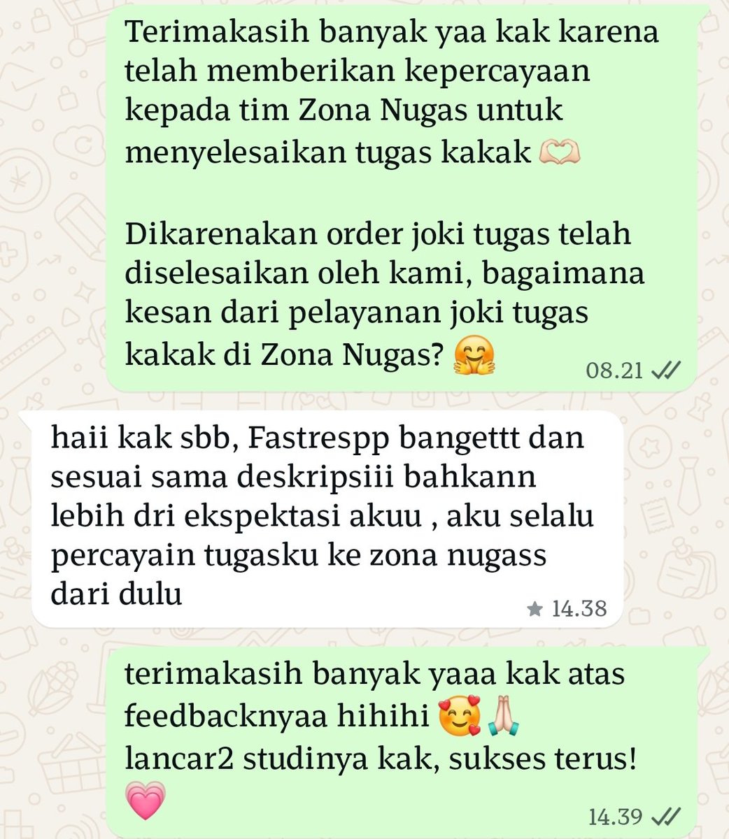 zonanugas || Joki Tugas All Spess 10.000+ Testi tweet media