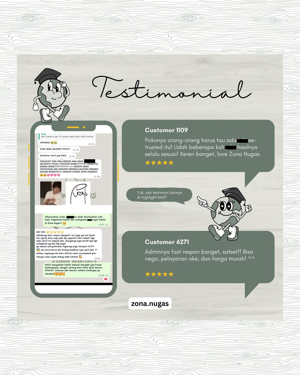 zonanugas || Joki Tugas All Spess 10.000+ Testi tweet media