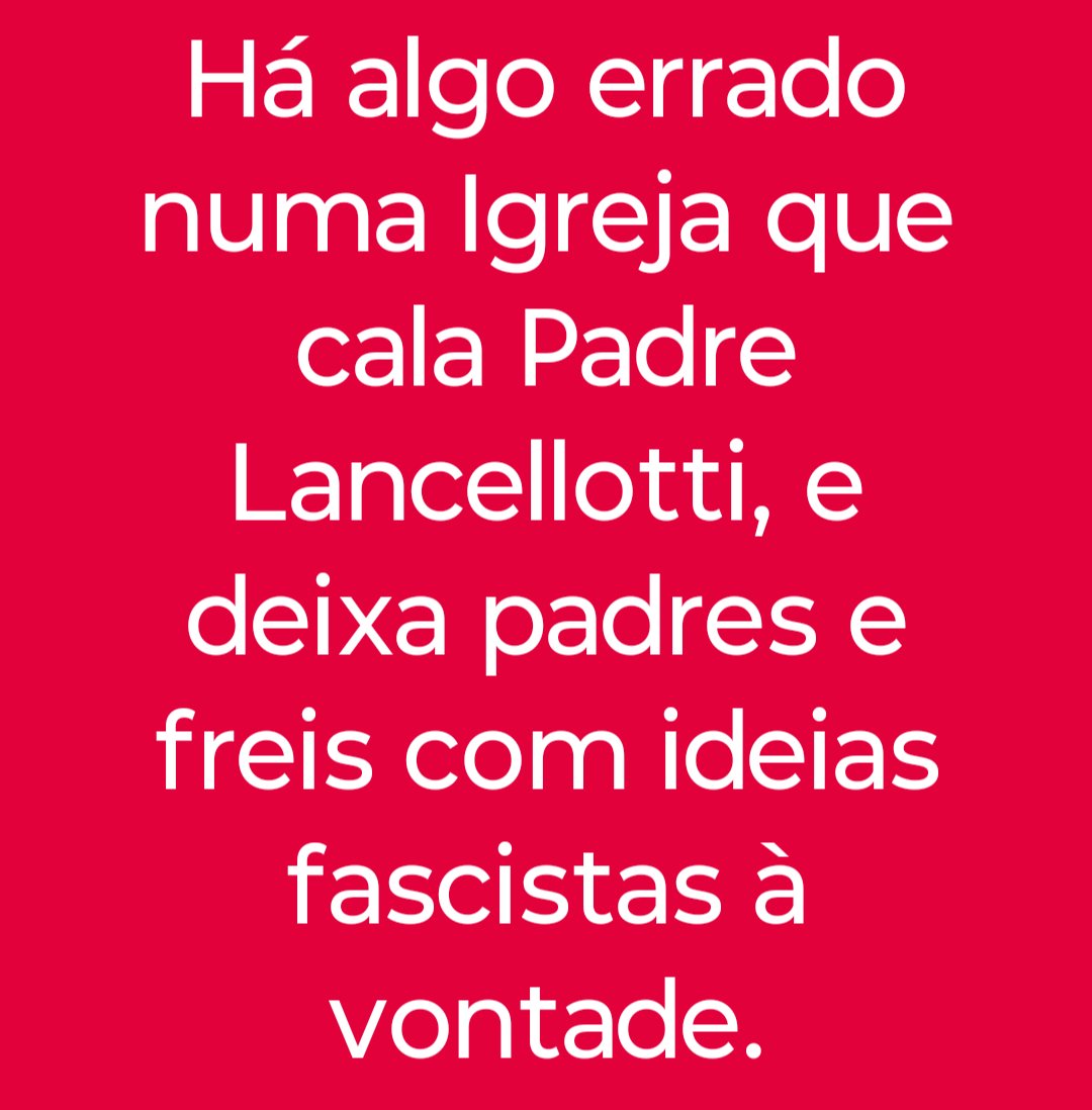 Antonio Cappellari CONGRESSO INIMIGO DO POVO tweet media