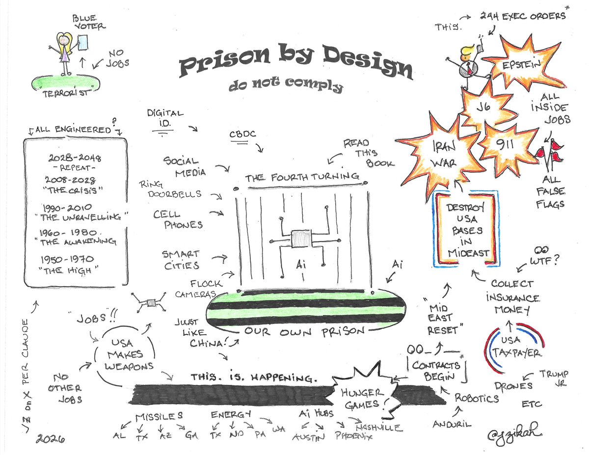 jzikah's tweet image. And the next layer of digital prison bars now get installed, for our "safety"... 
#DoNotComply 

I got this from a guy who used Claude to analyze Dumbo's Executive Orders... 
#PrisonByDesign