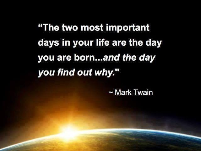 RaulWever's tweet image. “The two most important days in your life are the day you are born... and the day you find out why.”
           ~ Mark Twain ✍️
#ThinkBIGSundayWithMarsha #achivement #fearless