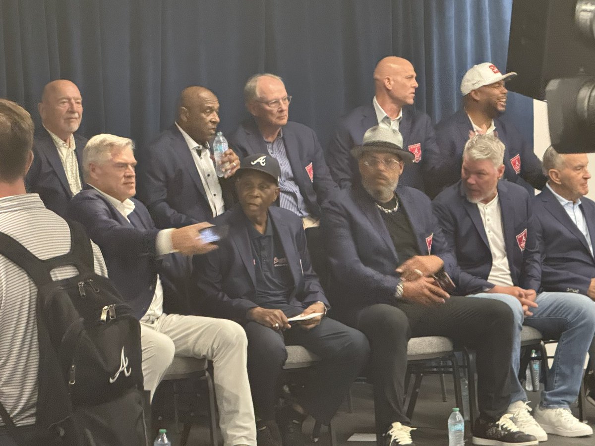 HarrisonSmaj's tweet image. No shortage of #Braves legends here for Snitker