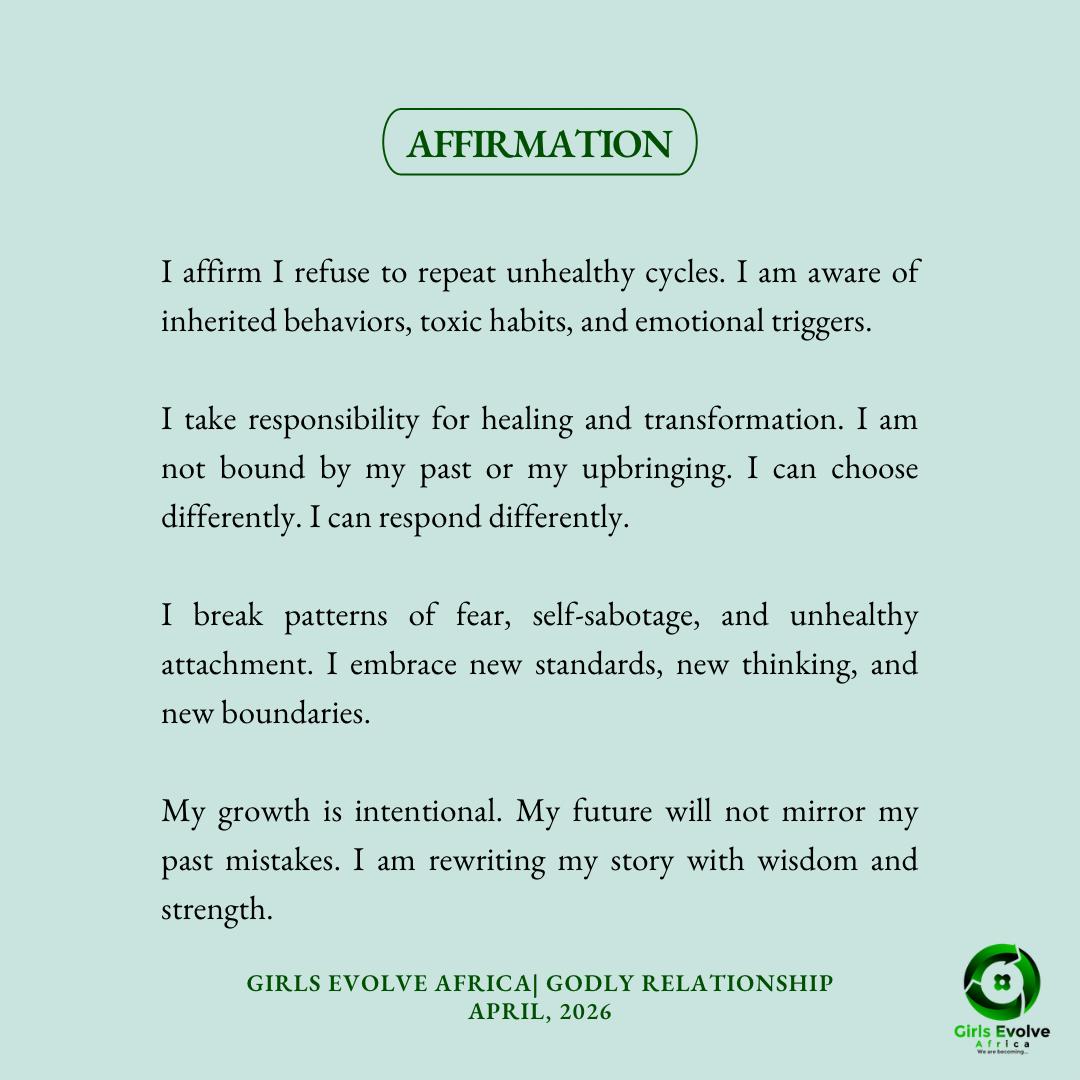 IfeoluwaHannah4's tweet image. Welcome to the last week in the month of April, 🥹😍.

Let us boldly affirm together, ❤️‍🔥🗣️.

#weaffirm #happysunday #godlyrelationship #weeklyaffirmation #girlsevolveafrica