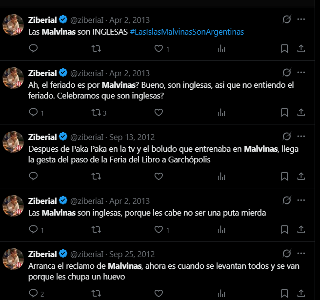 Debe ser requisito para ser liberal en Argentina.