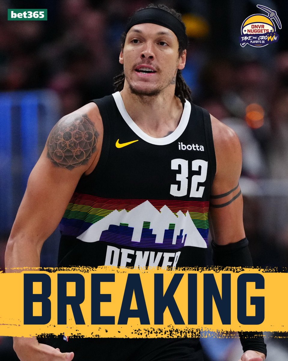 DNVR_Nuggets's tweet photo. 🚨 𝑩𝑹𝑬𝑨𝑲𝑰𝑵𝑮: Aaron Gordon WILL play tonight https://t.co/td4jXcGMKV