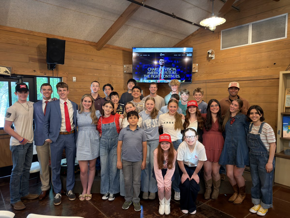 While other clubs are winding down in wake of the end of the semester, Club America Memorial Patriots are just getting started! 

This <a href="/TPUSA/">Turning Point USA</a> powered activism hub is rooted deep in faith, and has its eyes set on spreading Charlie’s mission to every inch of Houston 🇺🇸

Over 30