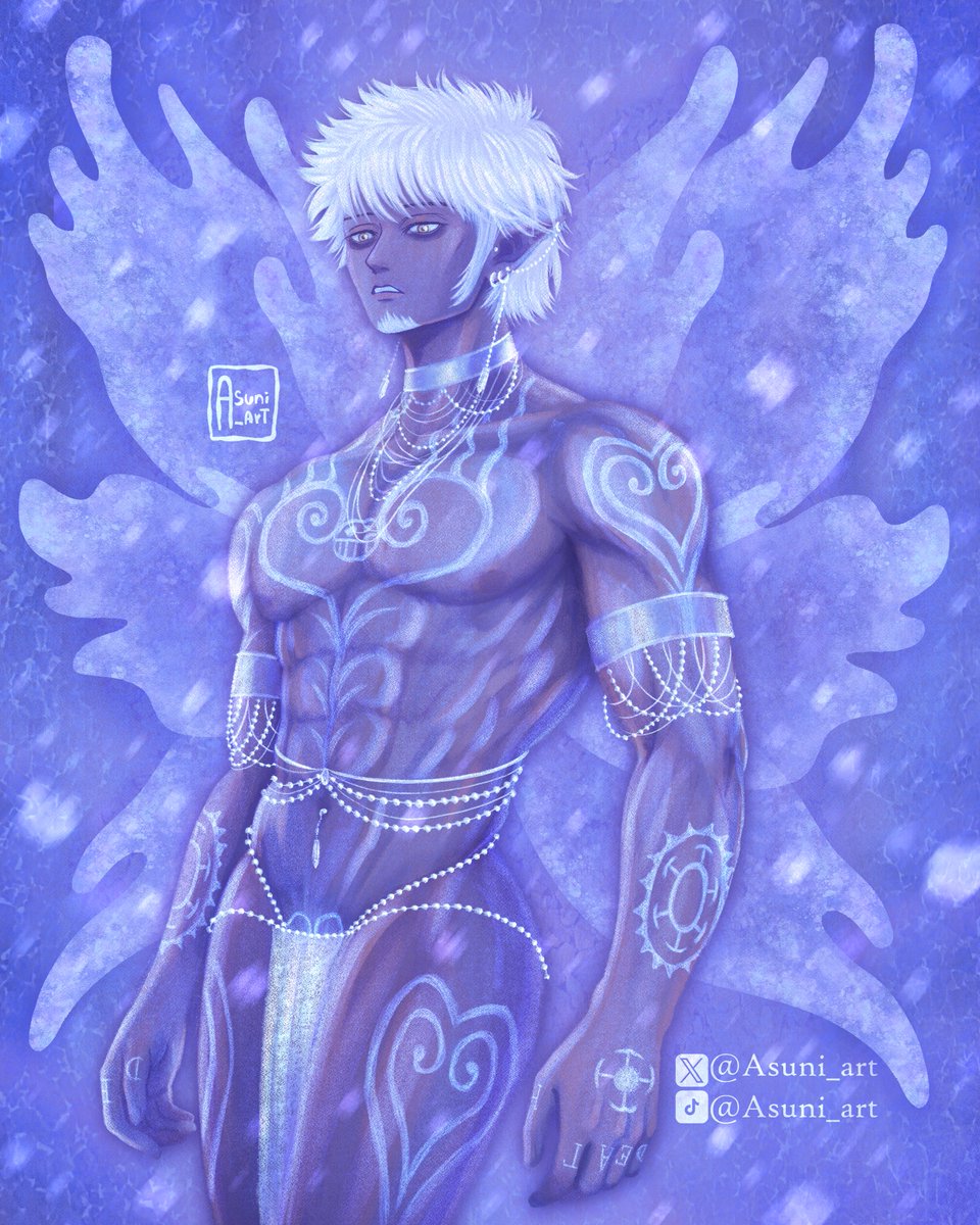 Asuni_art's tweet photo. 🩵Trafalgar D. Water Law ⸻ like a Winter Fairy🤍
#OnePiece #ワンピース #fanartㅤㅤㅤㅤ https://t.co/VPMmUWo1Mq