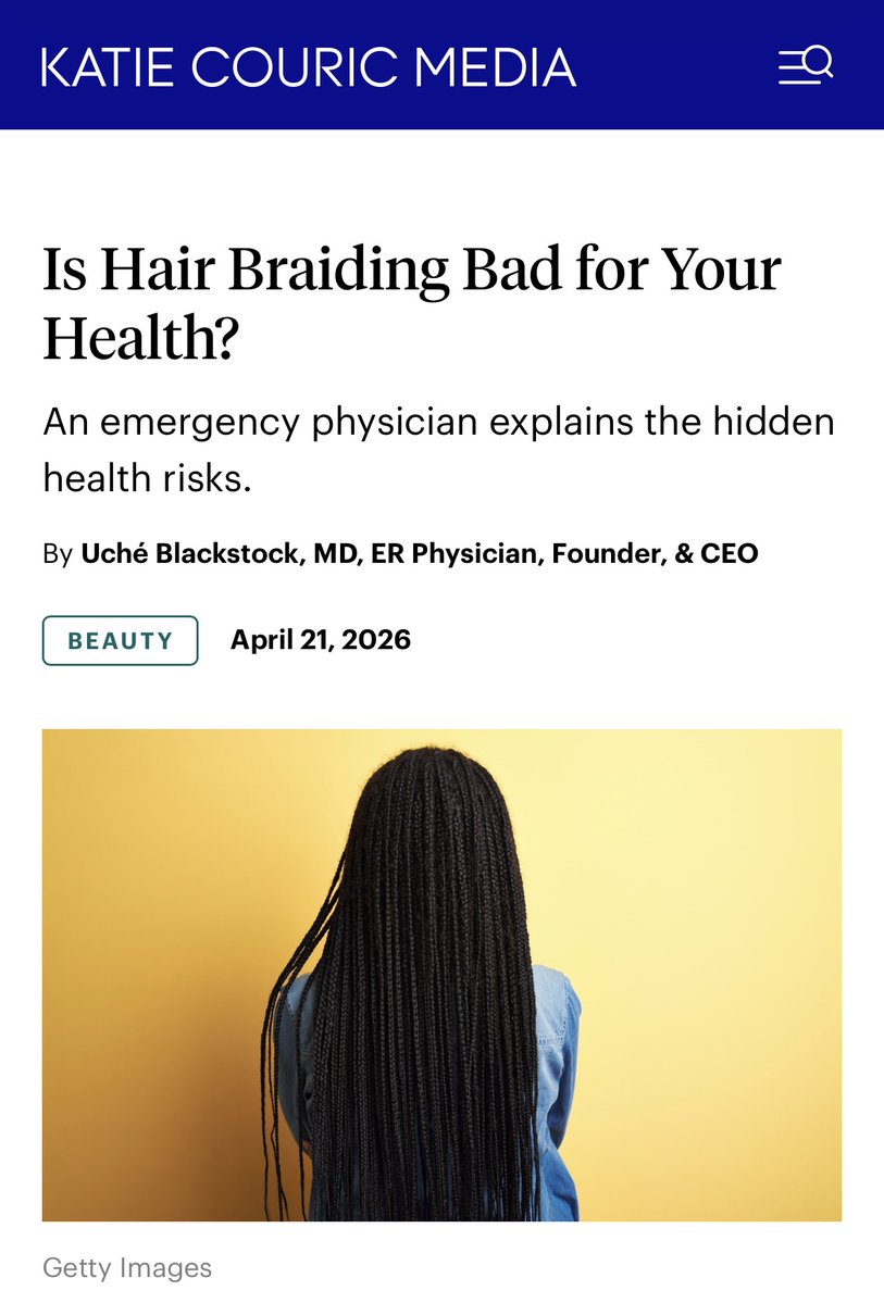 uché blackstock, md tweet media