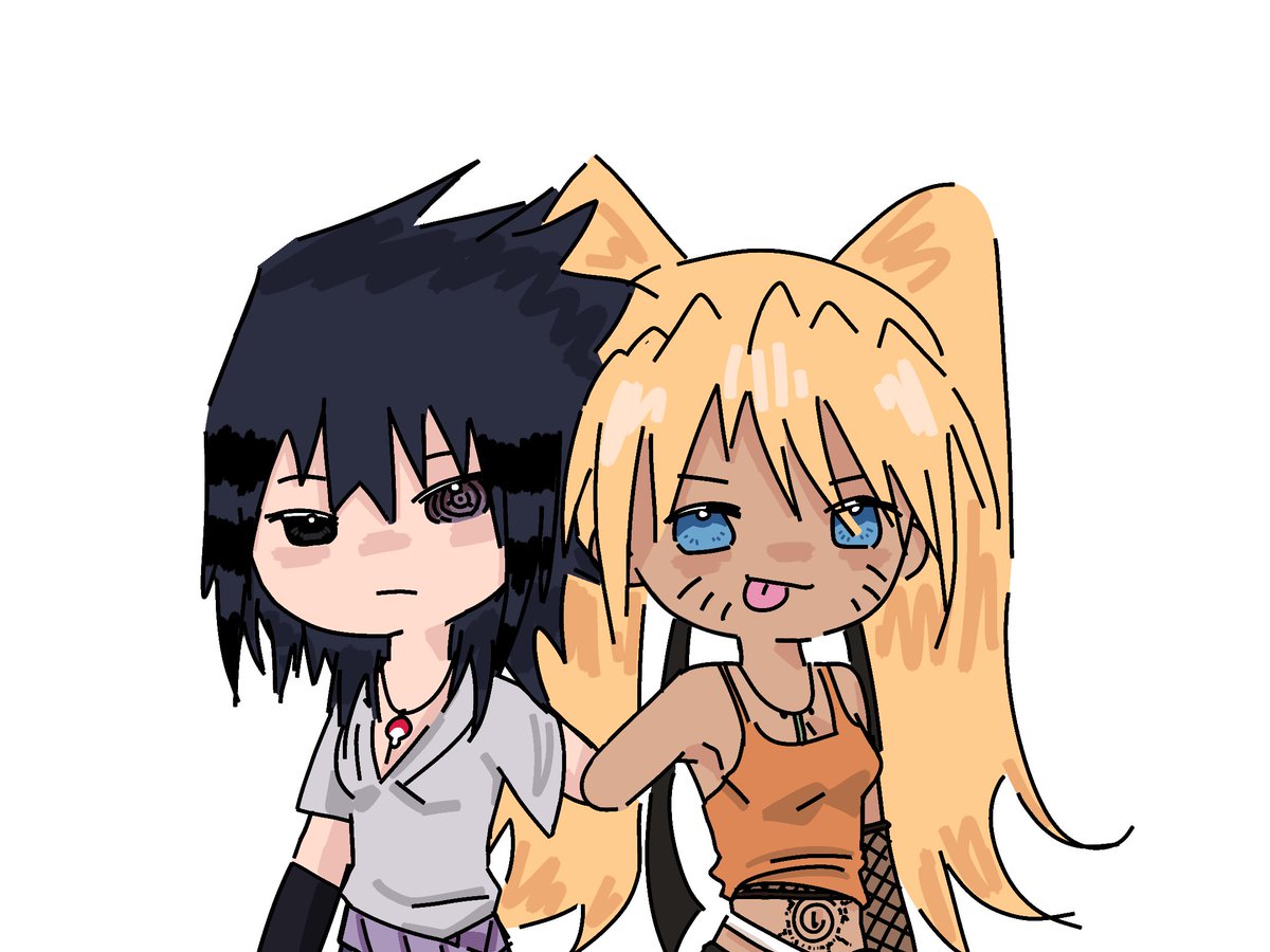 nine90tea's tweet image. older yuri sns doodle #sns #sasunaru #narusasu