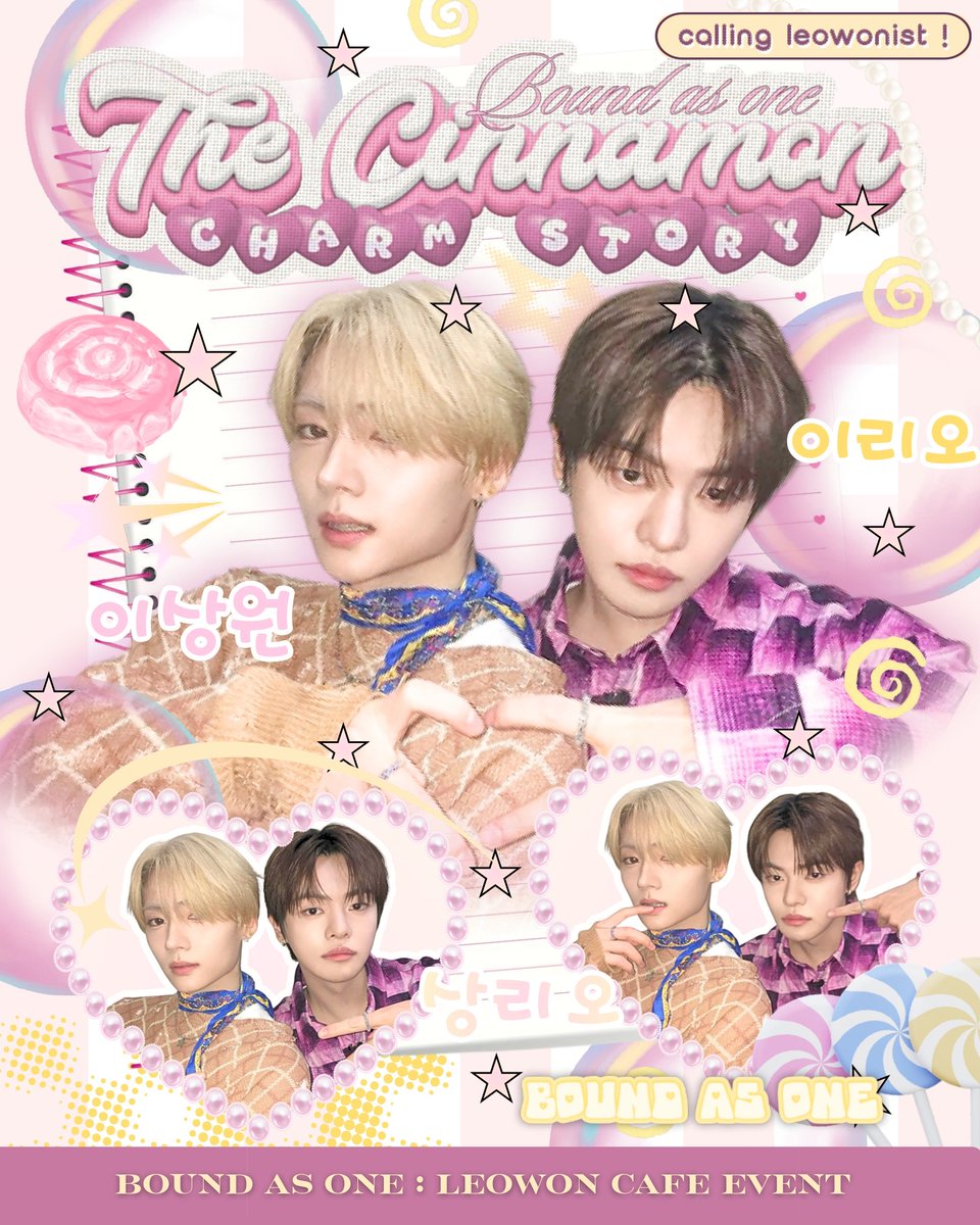 leowonuwu's tweet photo. 𑣲 2026 LEOWON Cafe Event ⊹ ࣪ ˖
⌗ Bound As One :
The Cinnamon Charm Story

𖦹 Jakarta
𖦹 Bandung
𖦹 Surabaya
𖦹 Yogyakarta

RSVP here!
🖇️: https://t.co/W3tDj0eoJW

⁦#BoundAsOne⁩ ⁦#TheCinnamonCharmStory⁩ 
⁦#LEO⁩ ⁦ ⁦#SANGWON⁩ https://t.co/bffcYRlZ1F